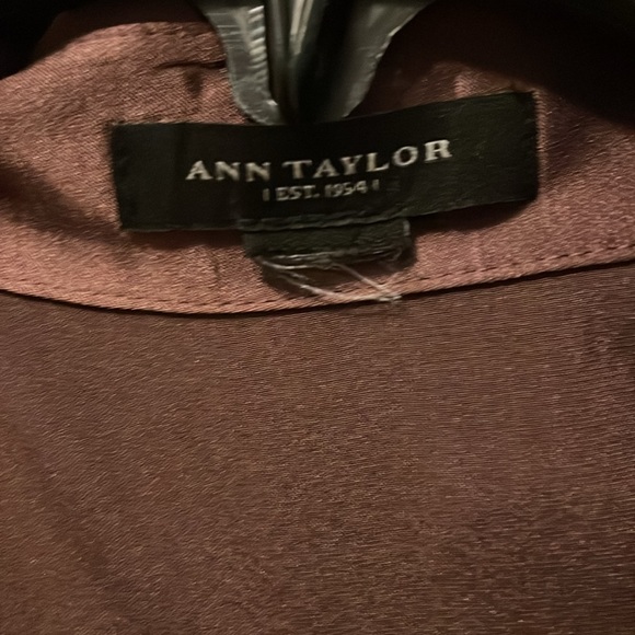 Ann Taylor Silky Wrap Top - Picture 2 of 3